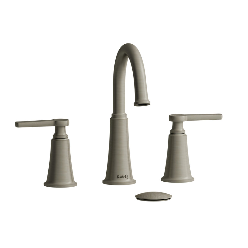 Riobel MMRD08 Momenti Widespread Lavatory Faucet With C-Spout