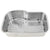Nantucket Sinks MOBYXL-16 Single Bowl Oblong Undermount Kitchen Sink, 16 Gauge