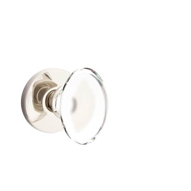 Emtek 5059HT Dummy , Disk Rosette , Hampton Crystal Knob - Parent