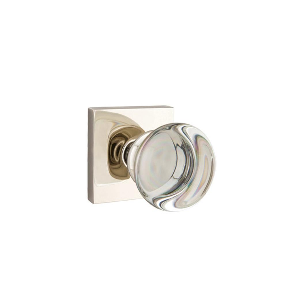 Emtek 5050PC Dummy , Square Rosette , Providence Crystal Knob - Parent