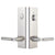 Emtek 5362LU 2-PT Lock Key in Knob/ Lever Dummy , Modern Rectangular Plate , Luzern Lever - Parent