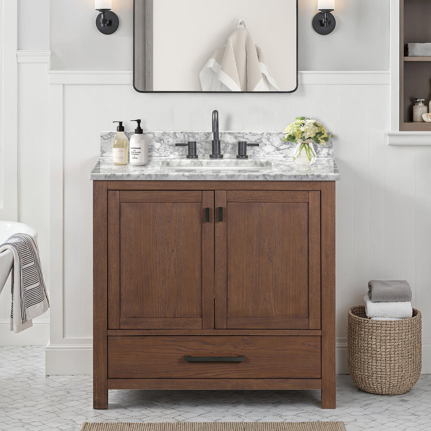 Avanity MODERO-VS37Modero 37 in. Single Sink Bathroom Vanity with Top - Parent