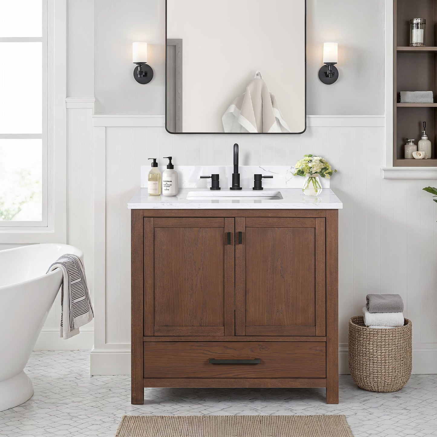 Avanity MODERO-VS37Modero 37 in. Single Sink Bathroom Vanity with Top