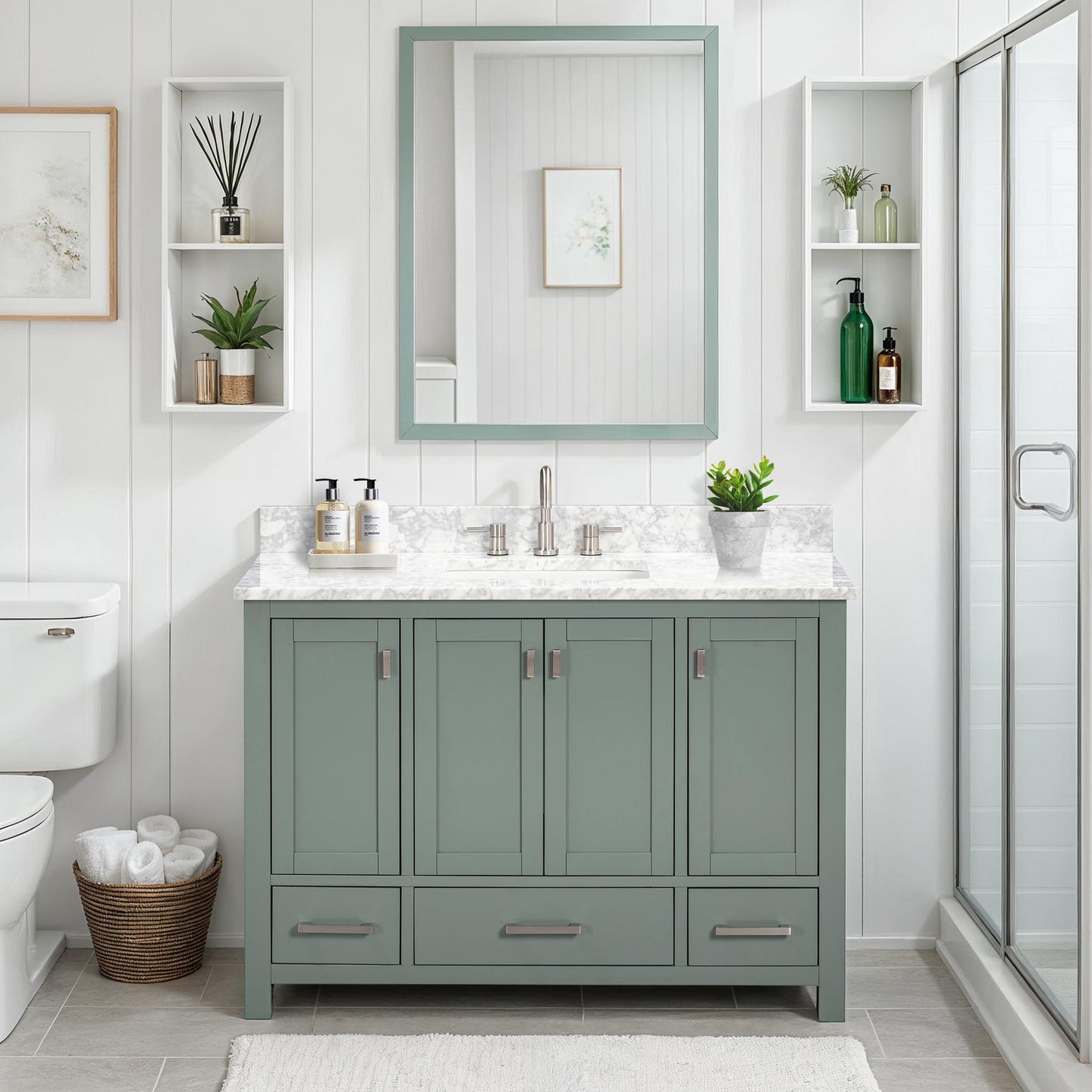 Avanity MODERO-VS49Modero 49 in. Single Sink Bathroom Vanity with Top