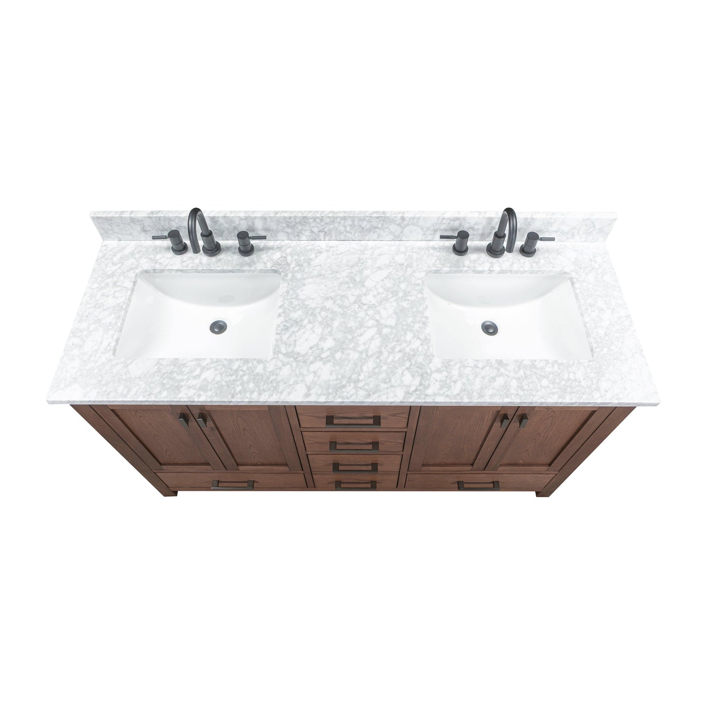 Avanity MODERO-VS61Modero 61 in. Double Sink Bathroom Vanity with Top