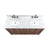 Avanity MODERO-VS61Modero 61 in. Double Sink Bathroom Vanity with Top