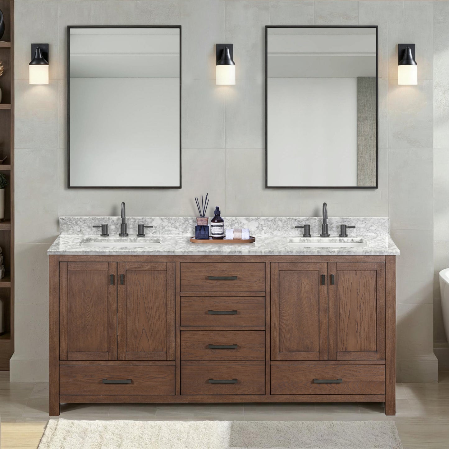 Avanity MODERO-VS73Modero 73 in. Double Sink Bathroom Vanity with Top - Parent