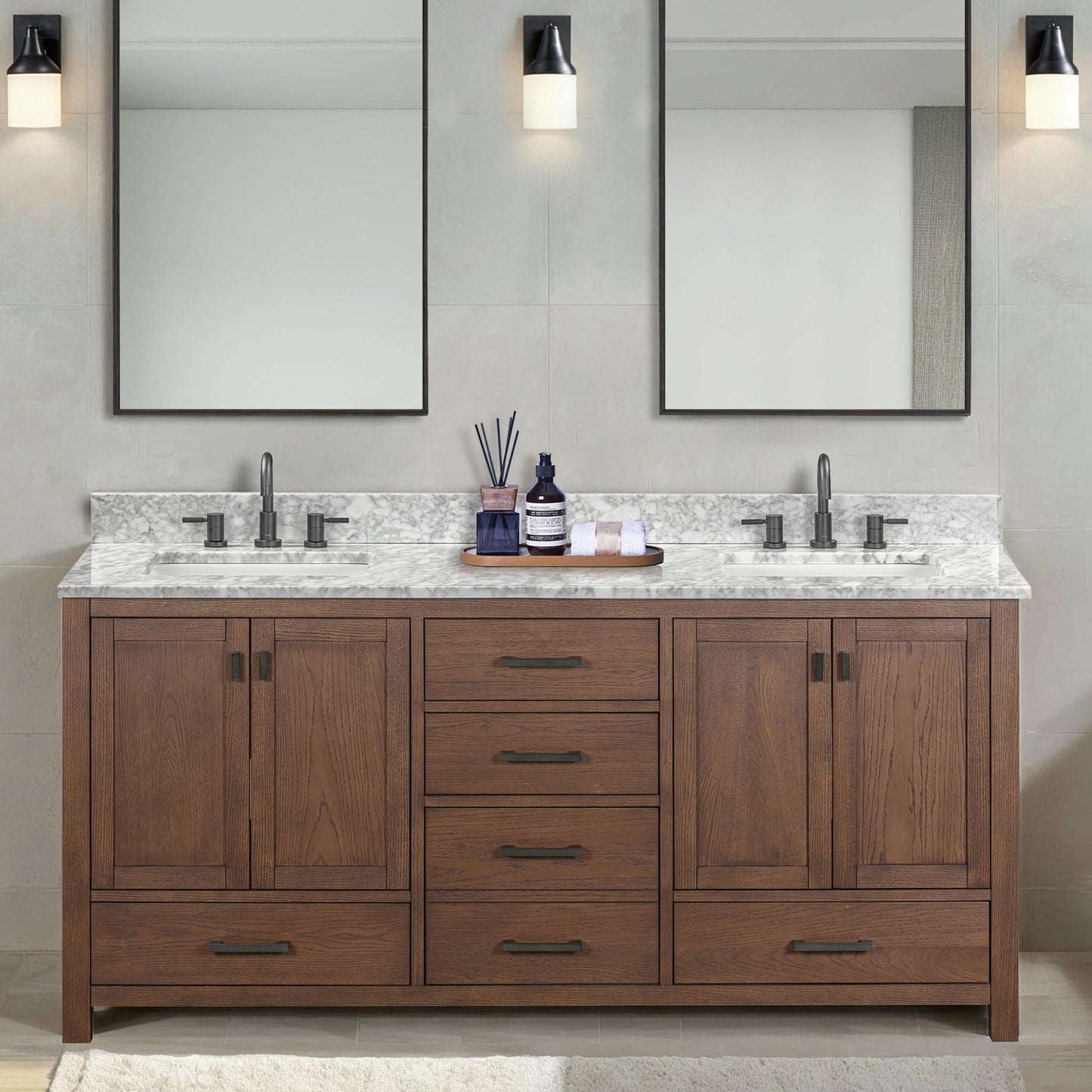Avanity MODERO-VS73Modero 73 in. Double Sink Bathroom Vanity with Top - Parent