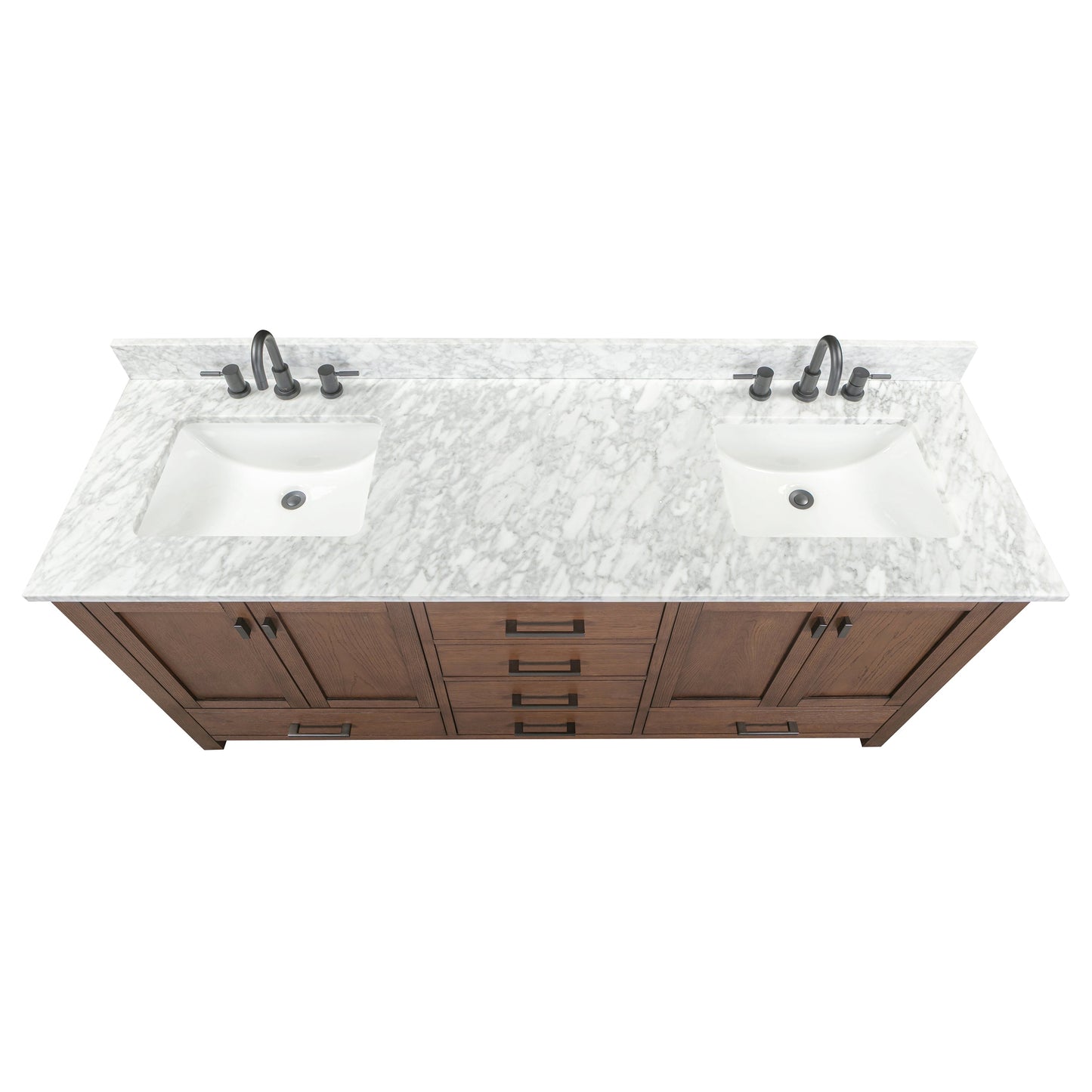Avanity MODERO-VS73Modero 73 in. Double Sink Bathroom Vanity with Top
