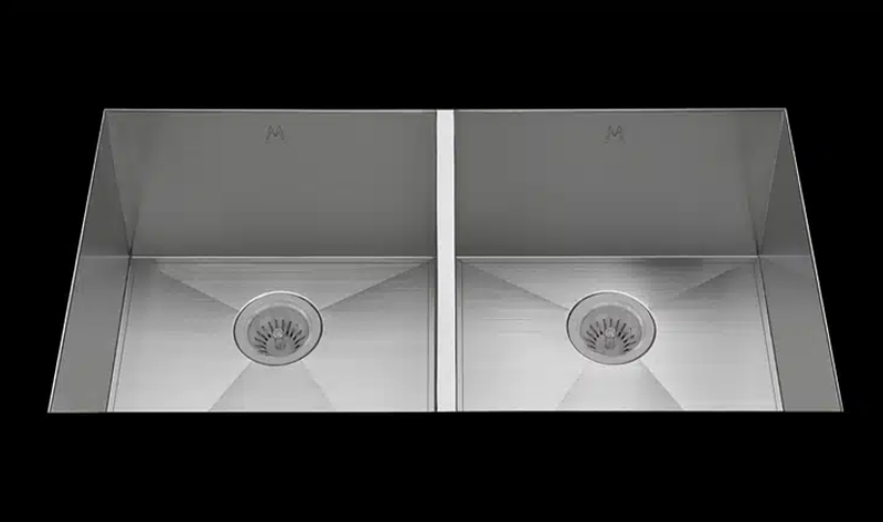 Mila MOUD-804SB Orion Double Bowl Sink