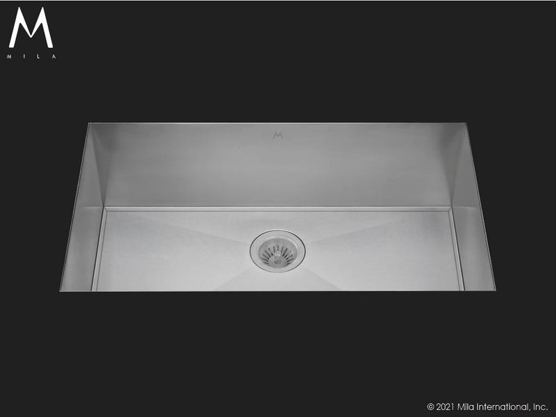 Mila MOUS-803SB Orion Single Bowl Sink
