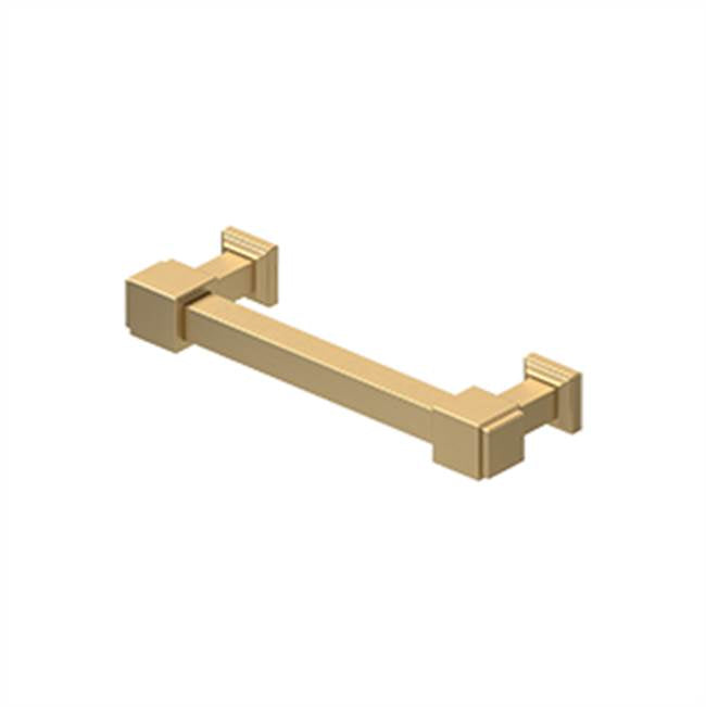 Deltana MP40 Decorative Cabinet Pull 4, Manhattan, Solid Brass