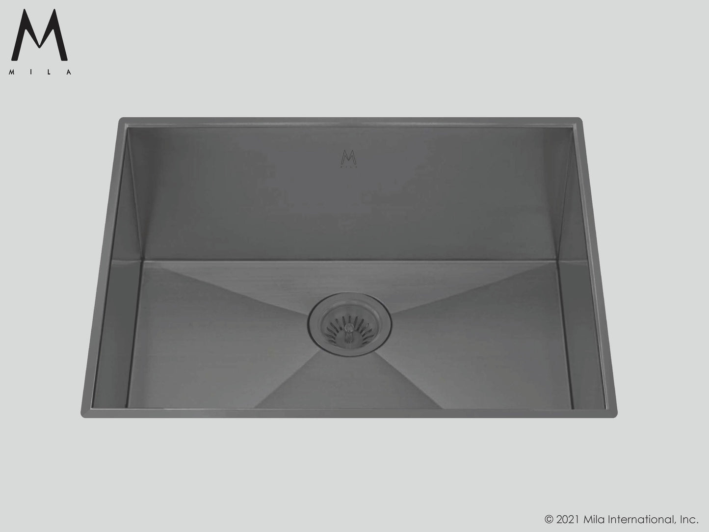 Mila MPOFS-654 Profile Single Bowl Flush Mount Sink