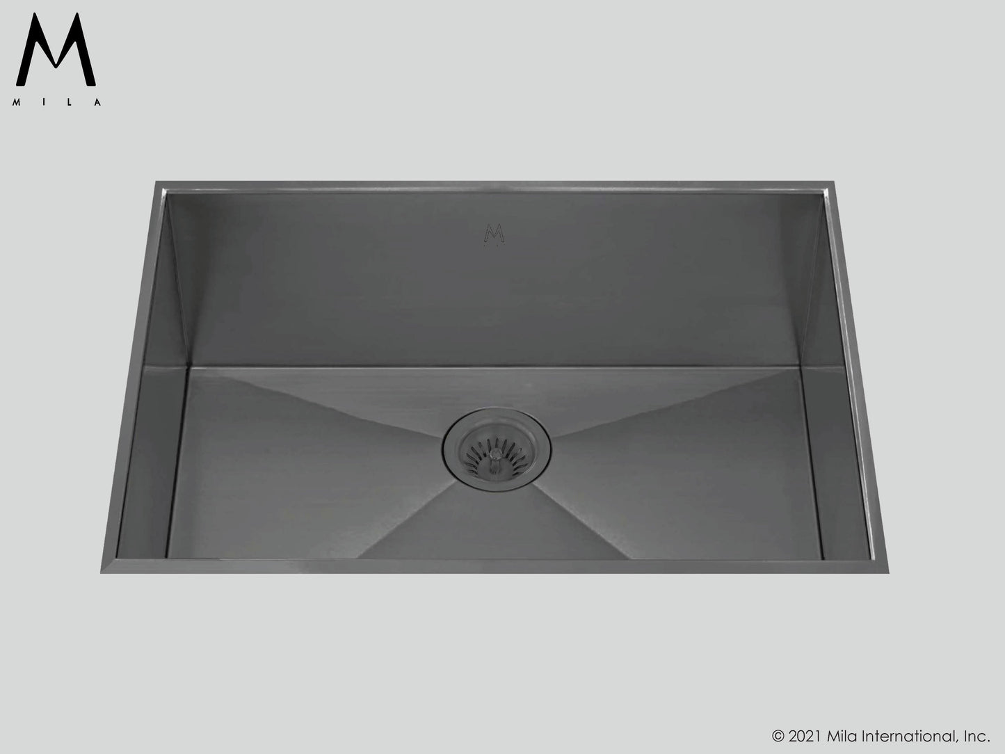 Mila MPOFS-655SB Profile Single Bowl Flush Mount Sink