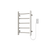 Artos MR06545P Ryton Towel Warmer 26" x 18" Plug-In