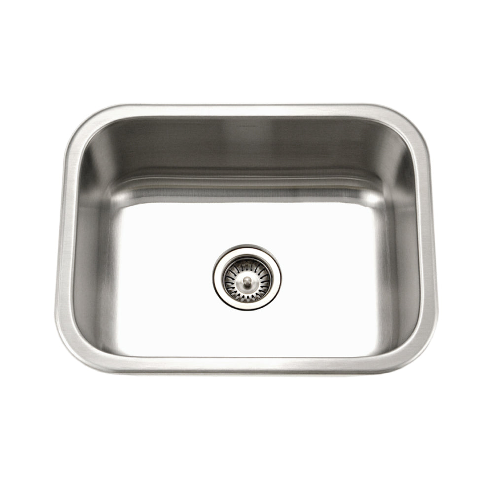 Houzer MS-2309-20 Medallion 23 Inch Stainless Steel Undermount Single Bowl Kitchen Sink