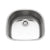 Houzer MS-2409-1 Medallion Designer 24 Inch Stainless Steel Undermount Single D Bowl Kitchen Sink