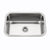 Houzer MS-2700-1 Medallion Designer 27 Inch Stainless Steel Undermount Single Bowl Kitchen Sink