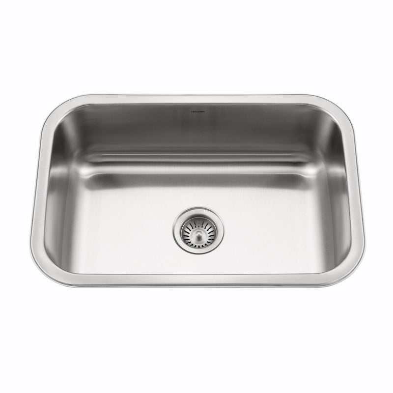 Houzer MS-2700-1 Medallion Designer 27 Inch Stainless Steel Undermount Single Bowl Kitchen Sink