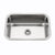Houzer MS-2700-20 Medallion Designer 27 Inch Stainless Steel Undermount Single Bowl Kitchen Sink