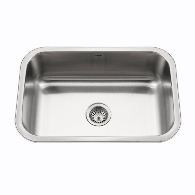 Houzer MS-2700-20 Medallion Designer 27 Inch Stainless Steel Undermount Single Bowl Kitchen Sink