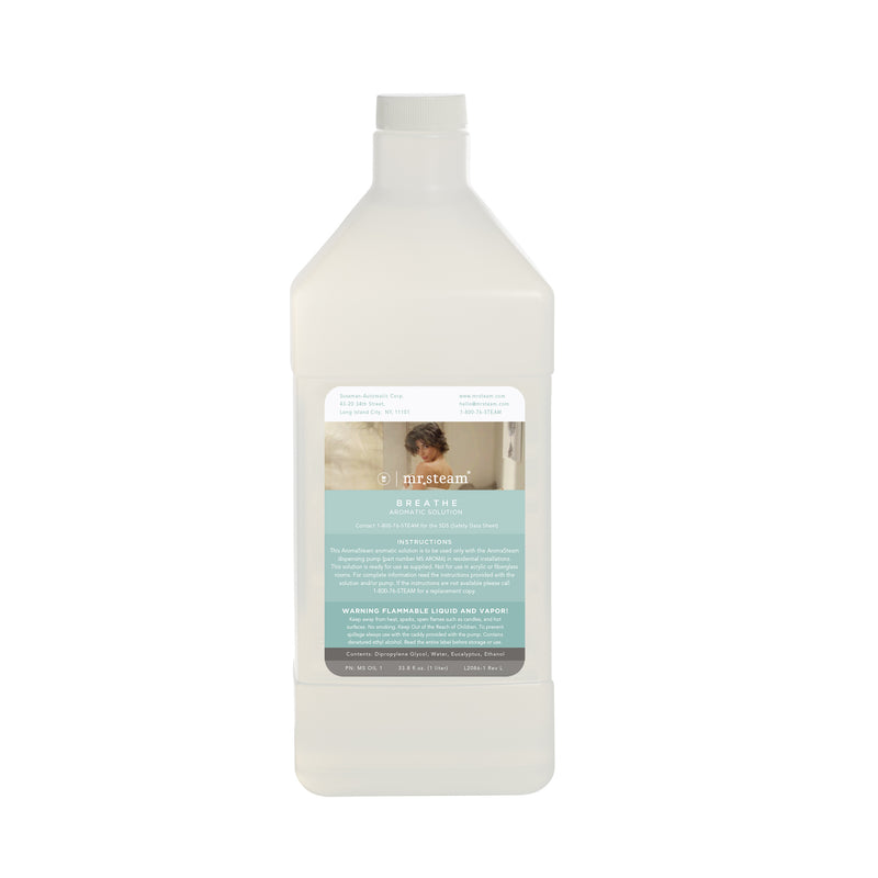 Mr. Steam MS-OIL5 Breathe Essential Aroma Oil in 1 Liter Gallon