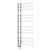 Artos MS12250W Lioni 48" x 20" Towel Warmer Hardwired