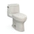 Toto MS604124CEFG Ultramax Ii One-Piece Elongated 1.28 GPF Universal Height Toilet With Cefiontect and Ss124 Softclose Seat, Washlet+ Ready