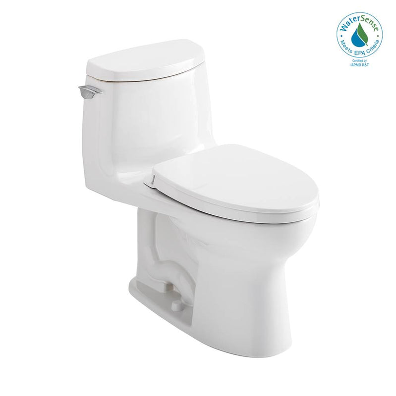 Toto MS604124CUFG Ultramax Ii 1G One-Piece Elongated 1.0 GPF Universal Height Toilet With Cefiontect and Ss124 Softclose Seat, Washlet+ Ready - Parent