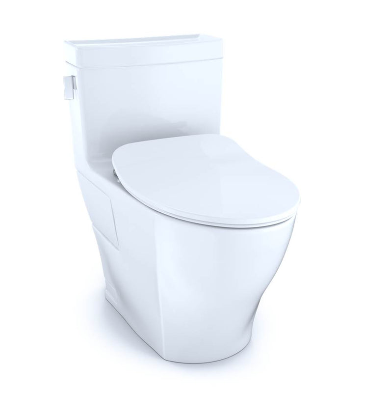 Toto MS624234CEFG#01 Legato One-Piece Elongated 1.28 GPF Toilet With Cefiontect and Softclose Seat, Washlet Ready