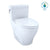 Toto MS626124CEFG Aimes Washlet+ One-Piece Elongated 1.28 GPF Universal Height Skirted Toilet With Cefiontect