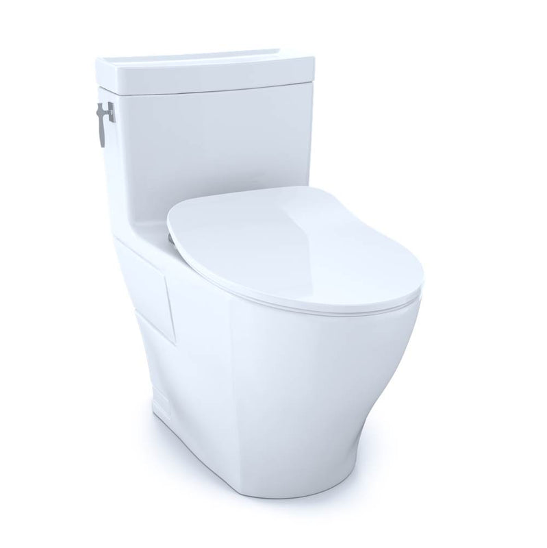 Toto MS626234CEFG#01 Aimes One-Piece Elongated 1.28 GPF Toilet With Cefiontect and Softclose Seat, Washlet Ready