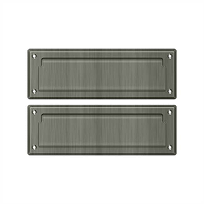 Deltana MS627 Mail Slot 8-7/8 With Back Plate