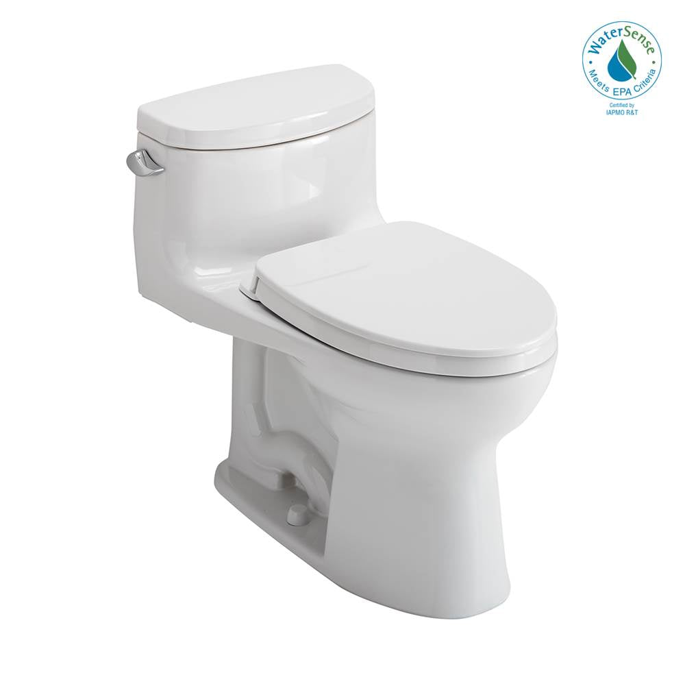 Toto MS634124CEFG Supreme Ii One-Piece Elongated 1.28 GPF Universal Height Toilet With Cefiontect and Ss124 Softclose Seat, Washlet+ Ready - Parent