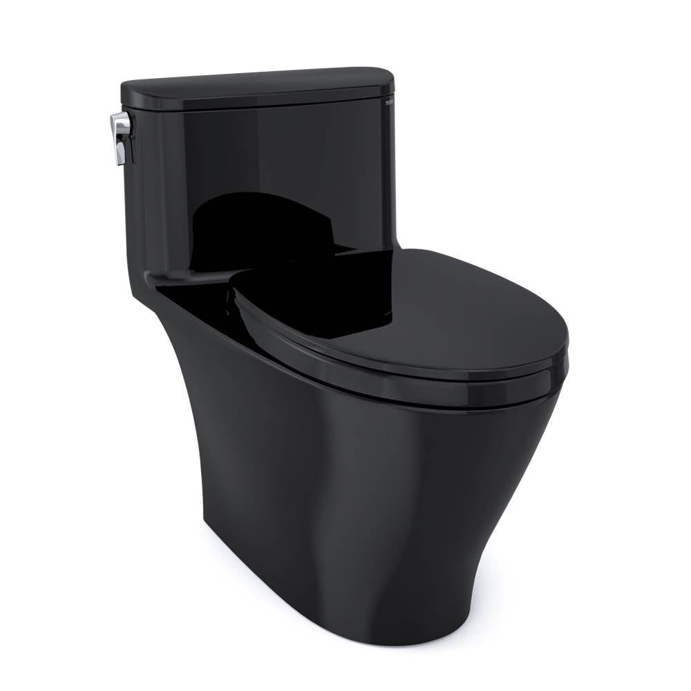 Toto MS642124CEF#51 Nexus One-Piece Elongated 1.28 GPF Universal Height Toilet With Ss124 Softclose Seat, Washlet+ Ready
