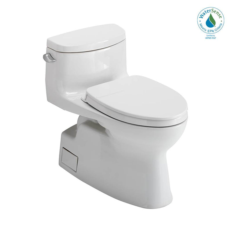 Toto MS644124CEFG Carolina Ii One-Piece Elongated 1.28 GPF Universal Height Toilet With Cefiontect and Ss124 Softclose Seat, Washlet+ Ready