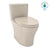 Toto MS646124CEMFGN Aquia Iv One-Piece Elongated Dual Flush 1.28 and 0.9 GPF Universal Height, Washlet Ready Toilet With Cefiontect
