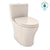 Toto MS646124CEMFGN Aquia Iv One-Piece Elongated Dual Flush 1.28 and 0.9 GPF Universal Height, Washlet Ready Toilet With Cefiontect