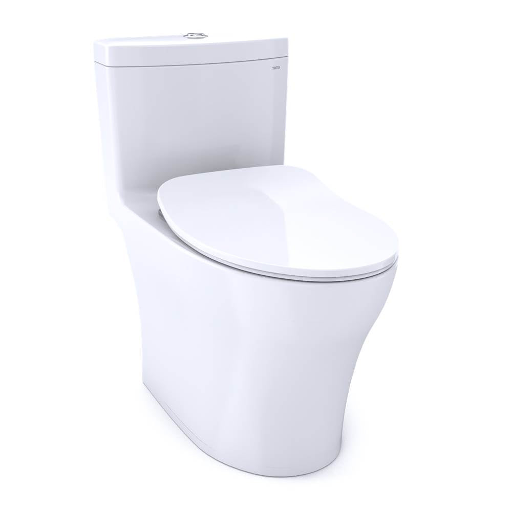 Toto MS646234CEMFGN#01 Aquia Iv One-Piece Elongated Dual Flush 1.28 and 0.9 GPF Universal Height, Washlet Ready Toilet With Cefiontect