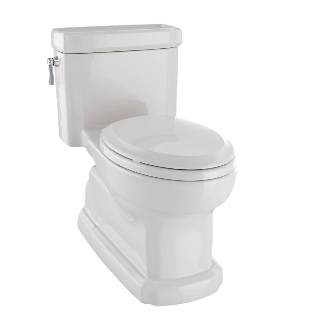 Toto MS974224CEFG Eco Guinevere Elongated 1.28 GPF Universal Height Skirted Toilet With Cefiontect and Softclose Seat