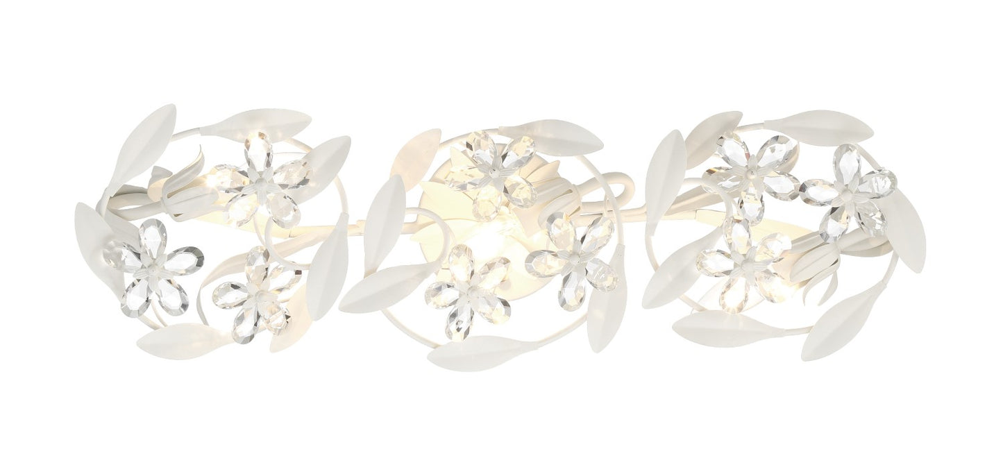 Crystorama MSL-303 Marselle 3 Light Bathroom Vanity