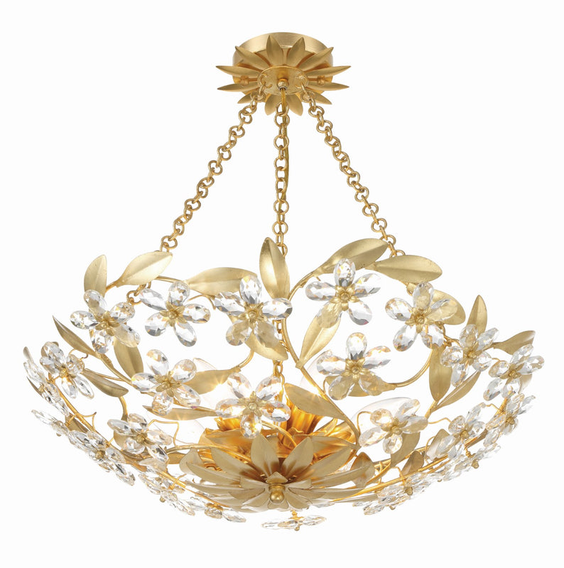 Crystorama MSL-306_CEILING Marselle 6 Light Semi Flush Mount - Parent