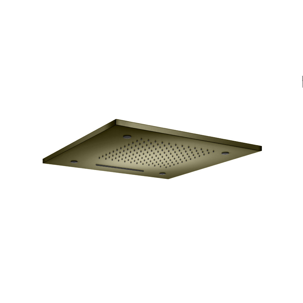 Flusso Cascade MSS.20S 20" Stainless Steel Flush Mount Rainhead With Cascade Watefall & Mist Flow - Parent