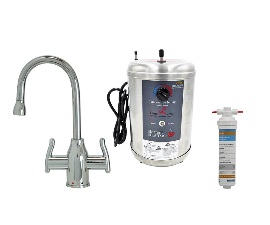 Mountain Plumbing MT1801DIY-NL Francis Anthony Hot & Cold Water Faucet & Little Gourmet Premium Hot Water Tank - Parent