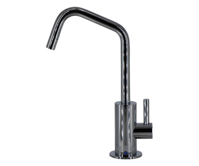 Mountain Plumbing MT1823-NLDK Cold Faucet with Angled Spout, Duet KNURLED - Parent