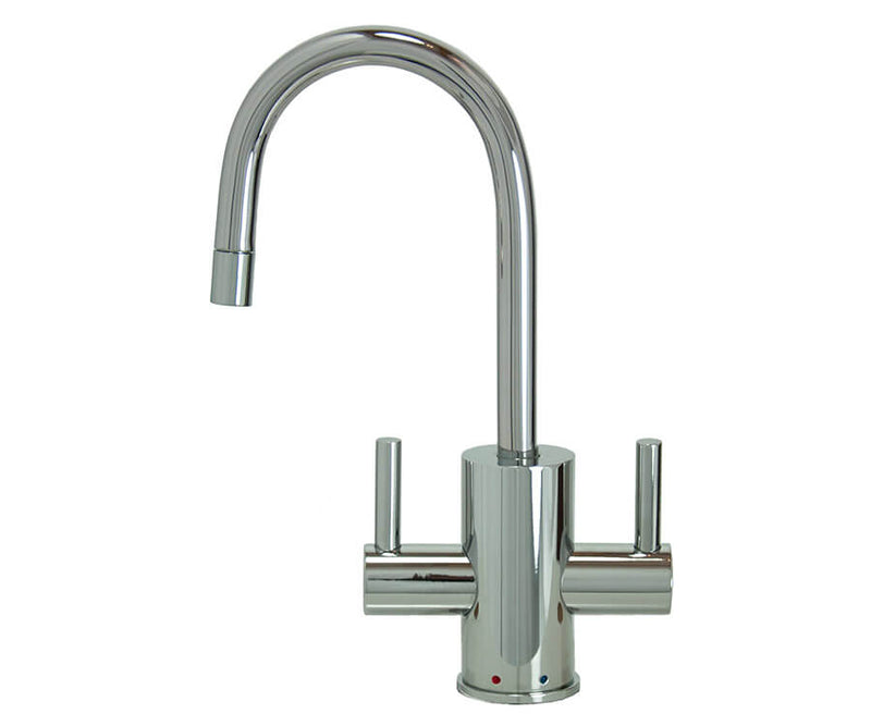 Mountain Plumbing MT1841-NLD MB Mini Hot Cold Faucet With Lever Spout