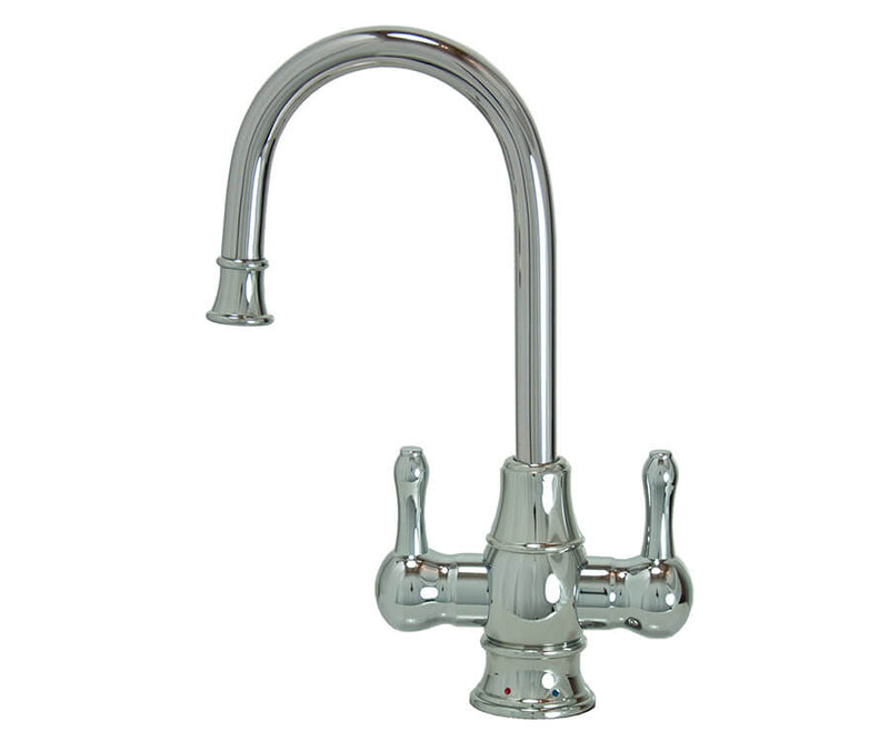 Mountain Plumbing MT1851-NL Francis Anthony Hot & Cold Water Faucet w/Traditional Curved Body & Curved Handles - Parent
