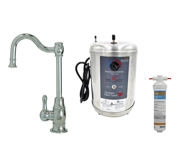 Mountain Plumbing MT1870DIY-NL Francis Anthony Collection Hot Water Faucet & Little Gourmet Premium Hot Water Tank - Parent