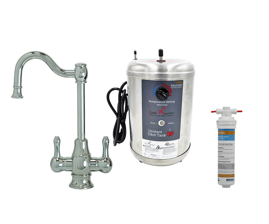 Mountain Plumbing MT1871DIY-NL Francis Anthony Hot & Cold Water Faucet & Little Gourmet Premium Hot Water Tank - Parent