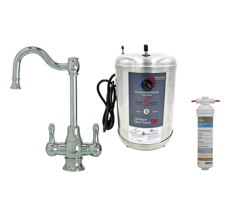 Mountain Plumbing MT1871DIY-NL Francis Anthony Hot & Cold Water Faucet & Little Gourmet Premium Hot Water Tank - Parent